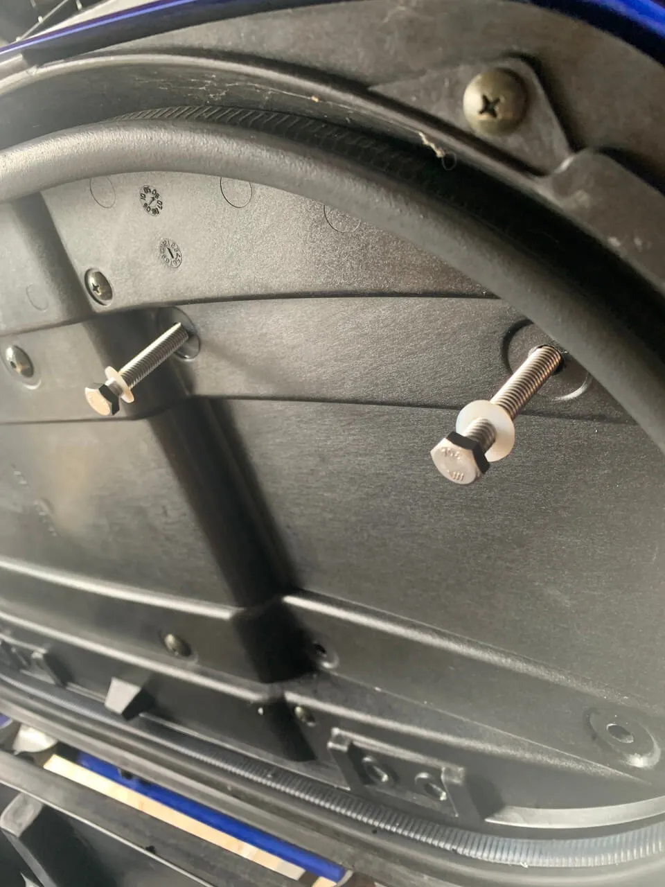 Holes for bolts
